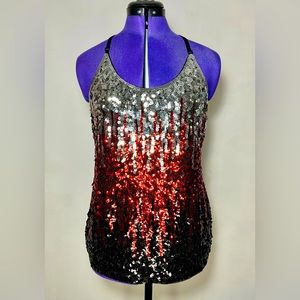 MANER NWT Gorgeous Sequin Top